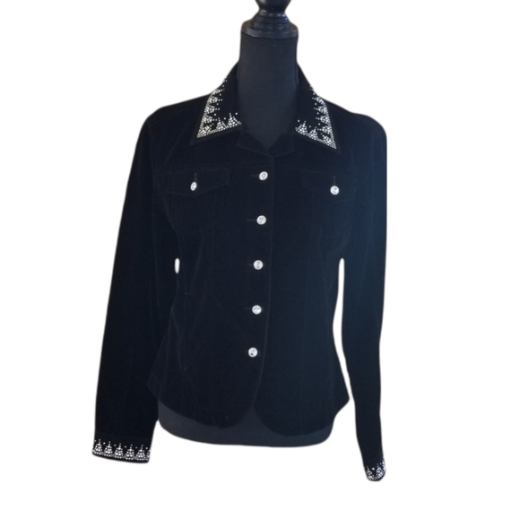 Christine Alexander Jackets & Blazers - NWOT Christine Alexander Rhinestone Blazer